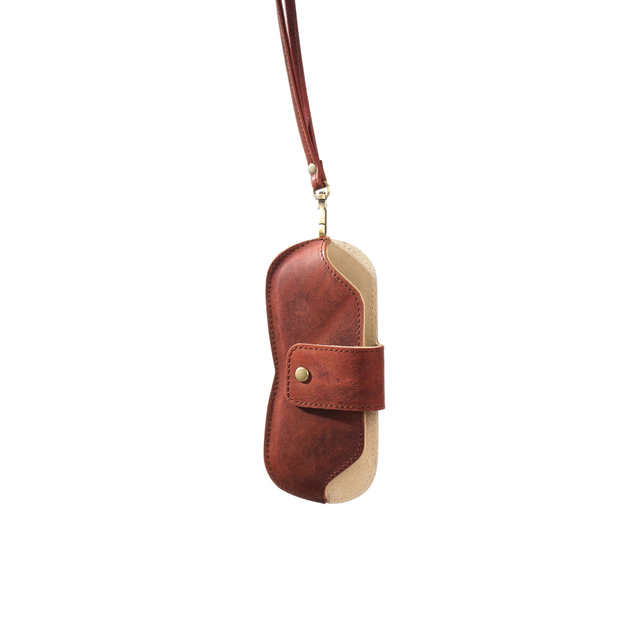 Leather Sunglasses Case with Neck Strap – Handmade Sunglasses Holder Tabba
