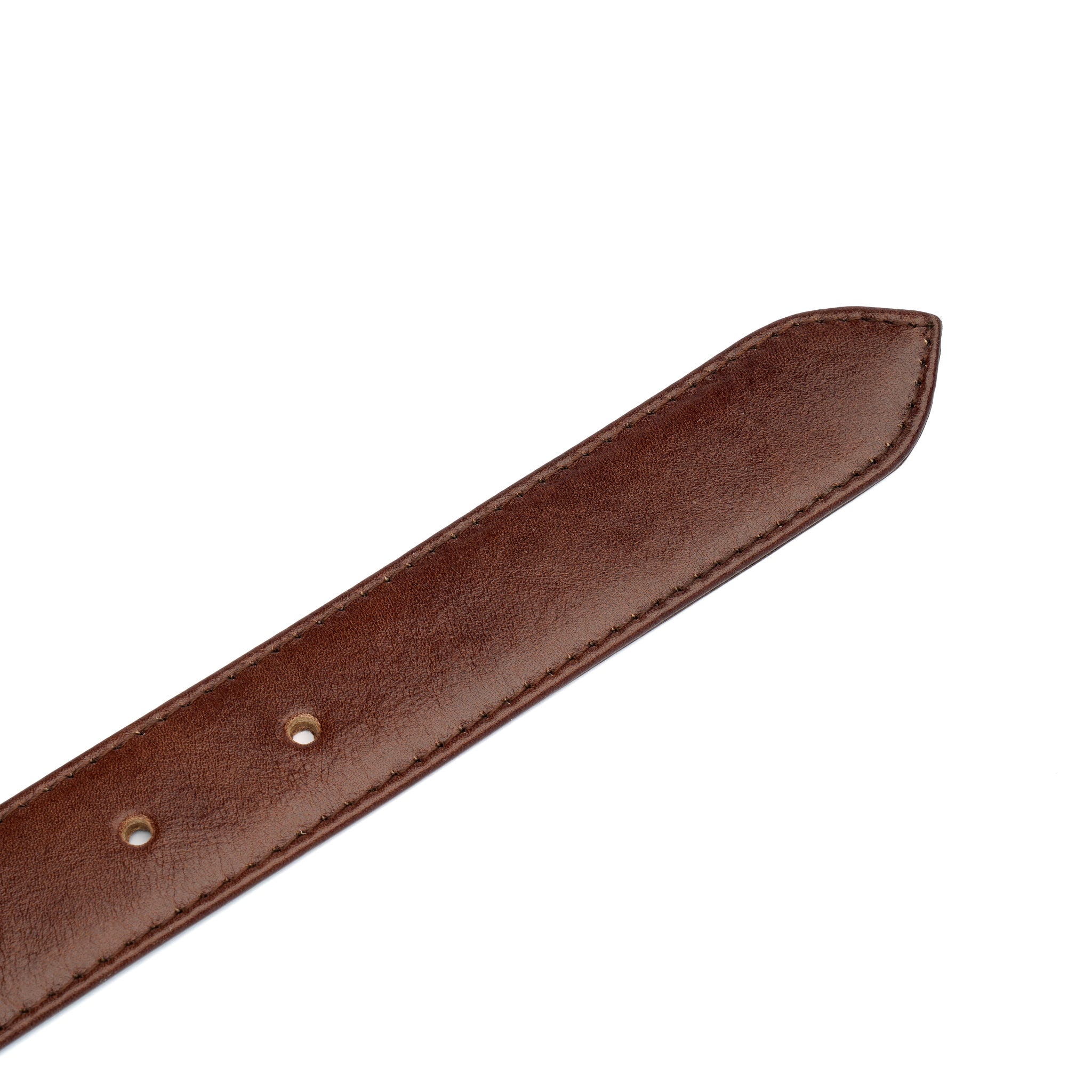 Brown Leather Belt – Handmade Minimal Classic Belt for Men