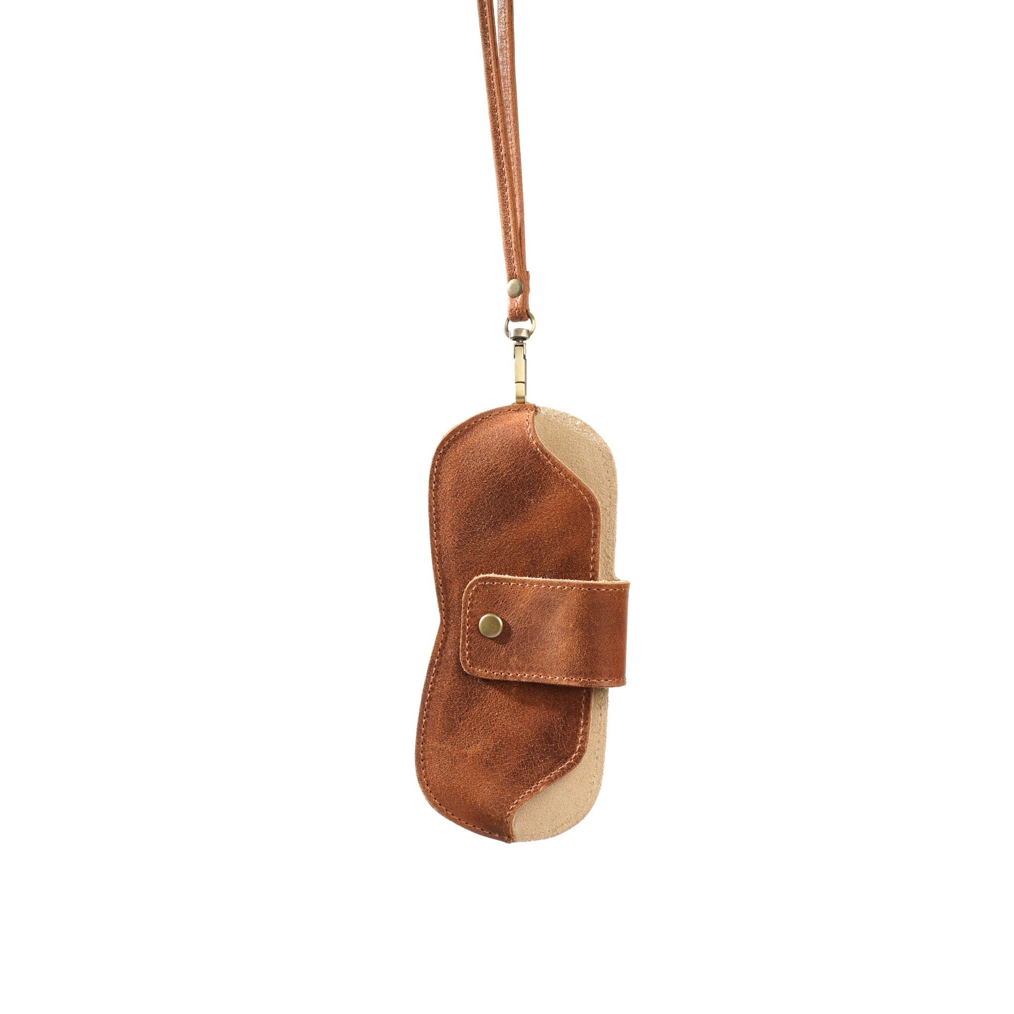 Leather Sunglasses Case with Neck Strap – Handmade Sunglasses Holder Tabba