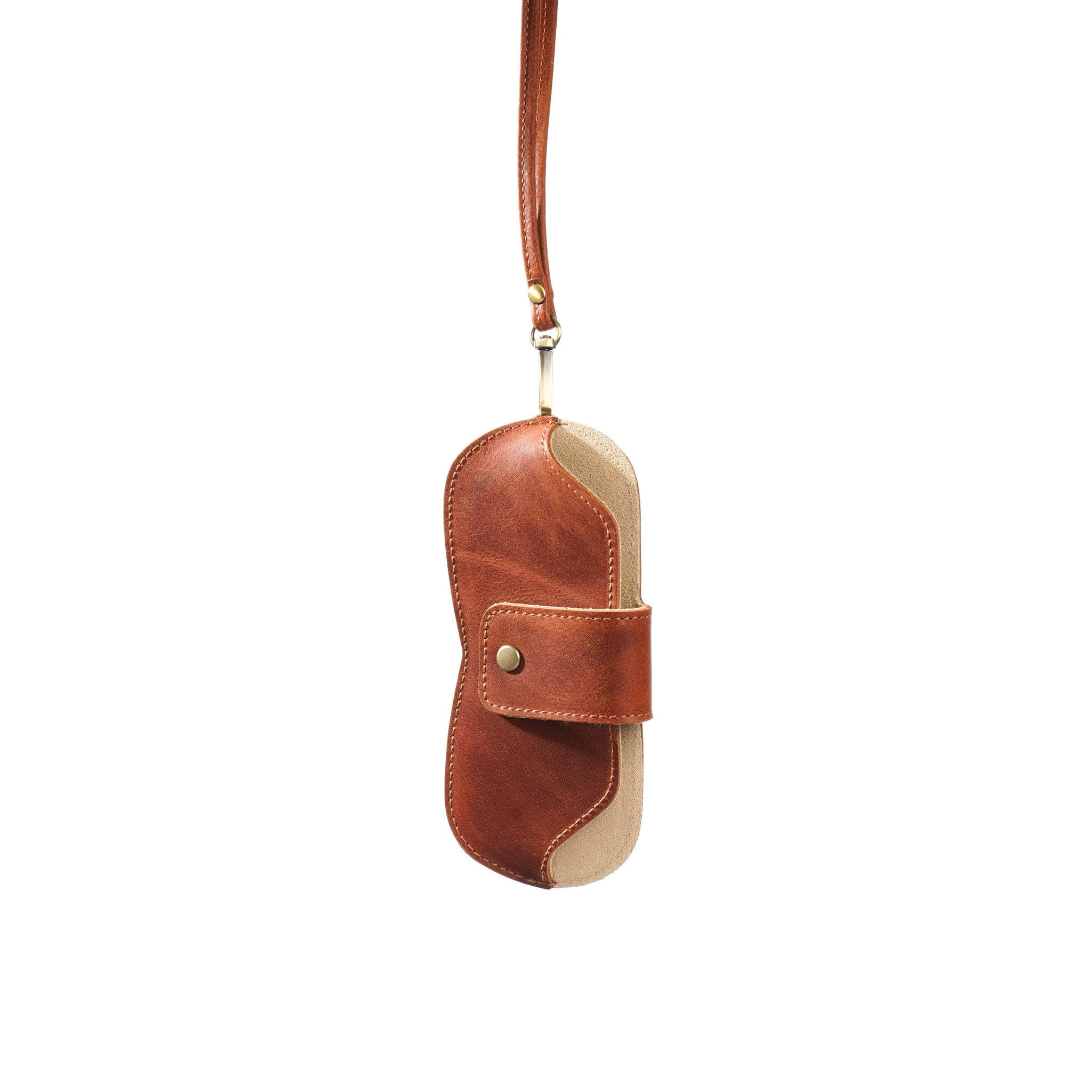 Leather Sunglasses Case with Neck Strap – Handmade Sunglasses Holder Tabba