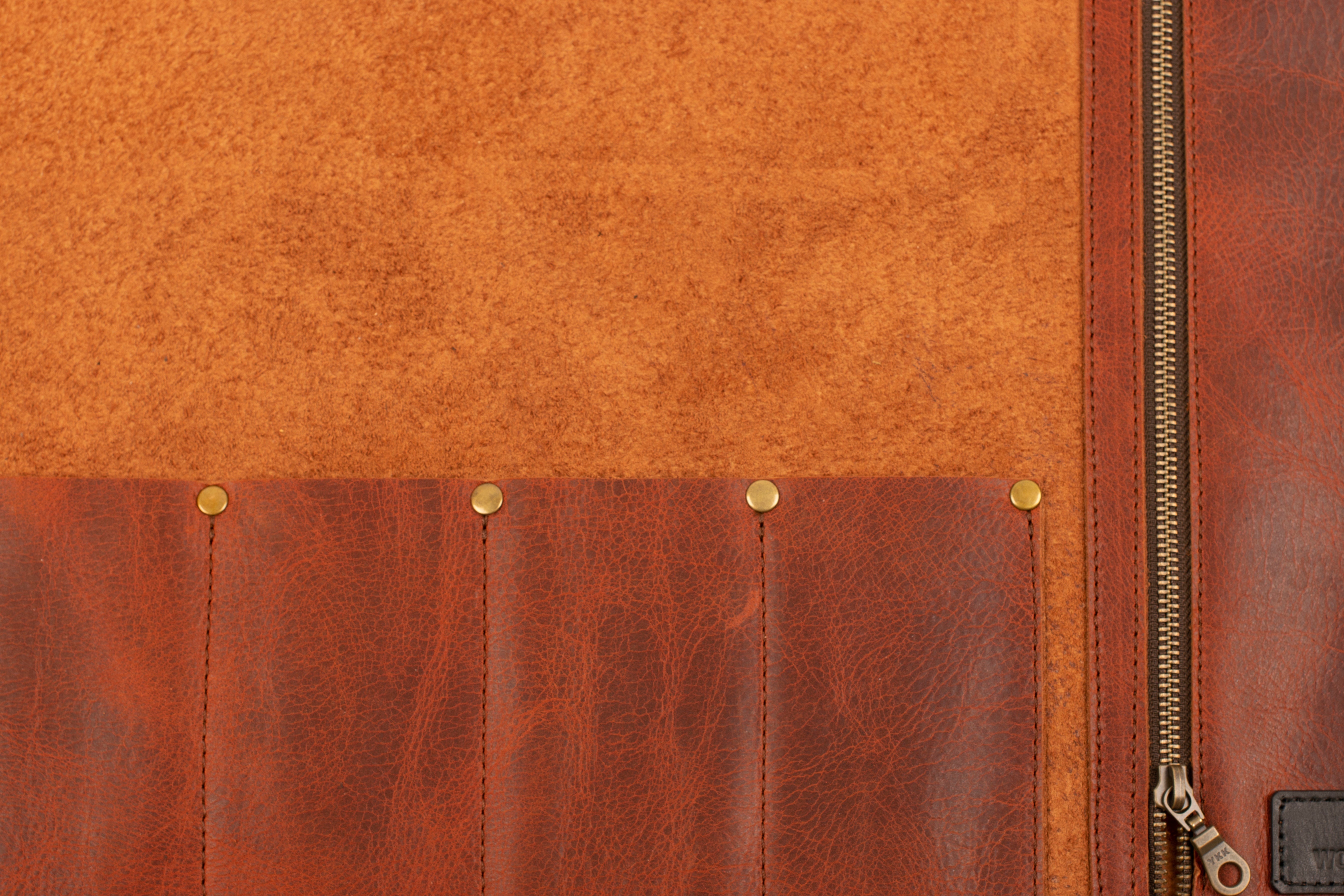 Chef Leather Knife Roll Bag