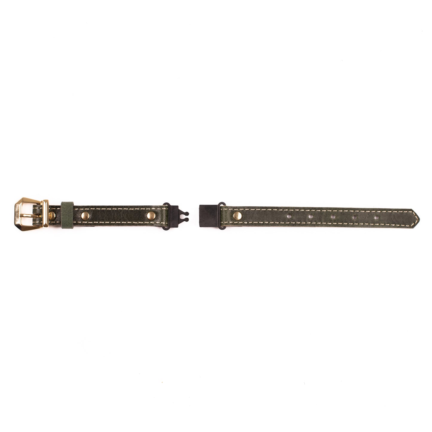 Leather Cat Collar With Breakaway Safety Buckle