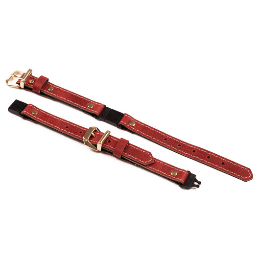 Leather Cat Collar With Breakaway Safety Buckle
