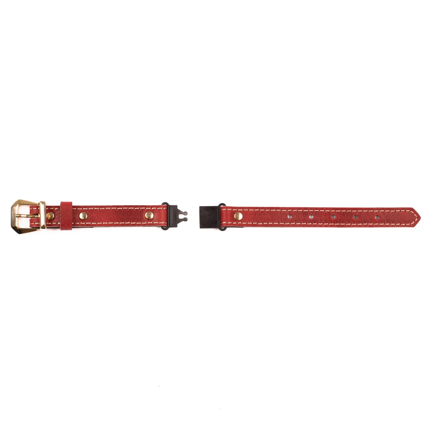 Leather Cat Collar With Breakaway Safety Buckle