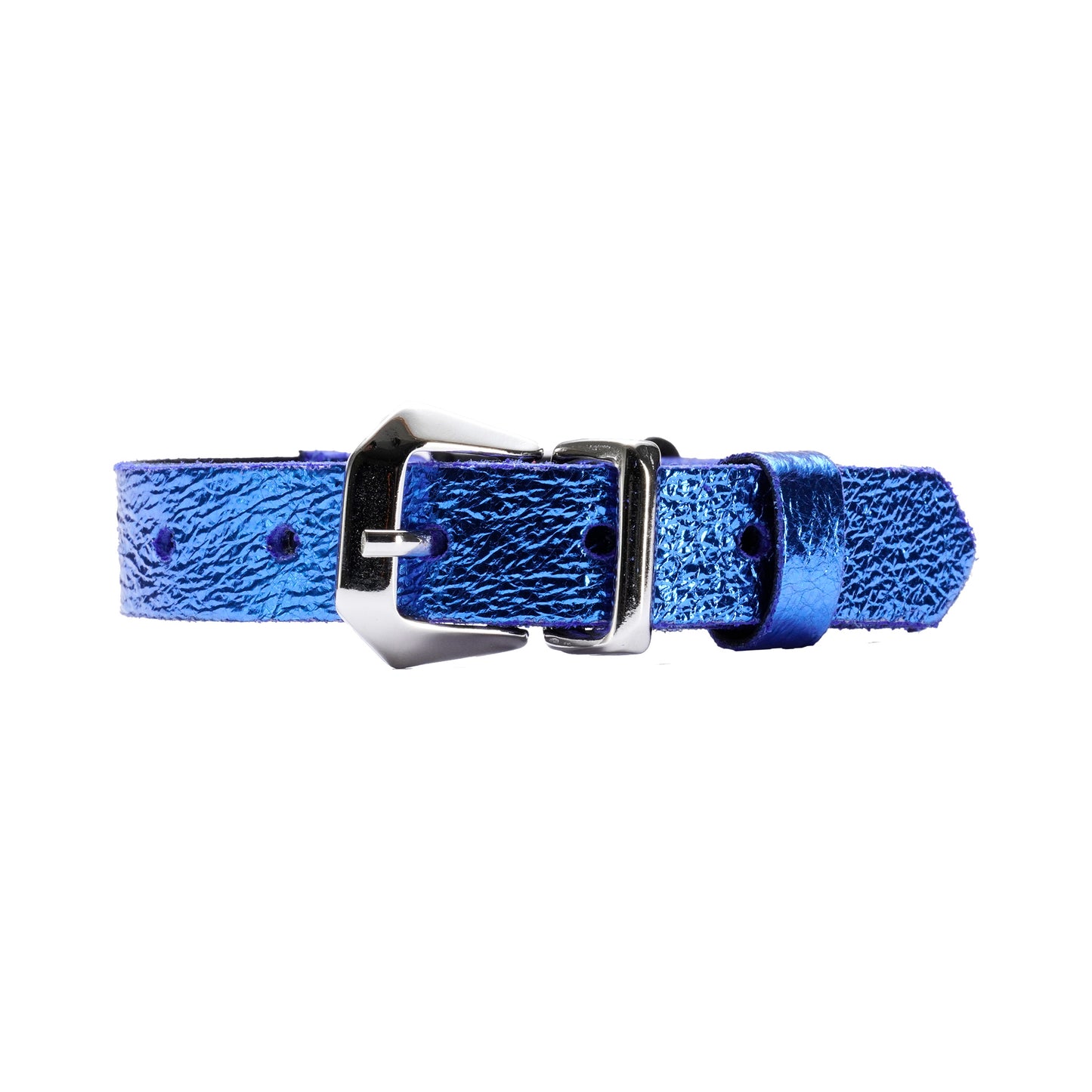 Metallic Effect Cat Collar With Breakaway Safety Buckle