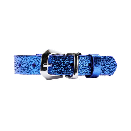 Metallic Effect Cat Collar With Breakaway Safety Buckle